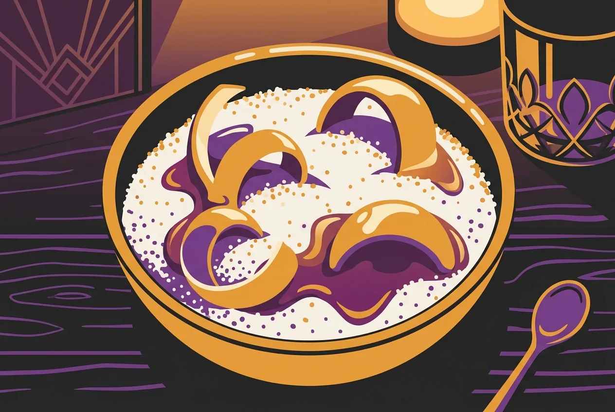 Flat vector illustration of citrus peels buried in sugar for oleo saccharum